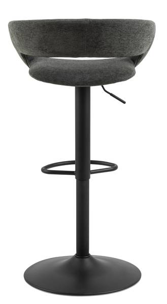Barhocker Sumaika III (2er-Set) - Webstoff Aphra: Dunkelgrau
