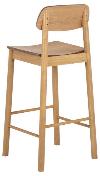 Barstuhl Anggai 2er-Set - Holz - Massivholz - 44 x 105 x 47 cm