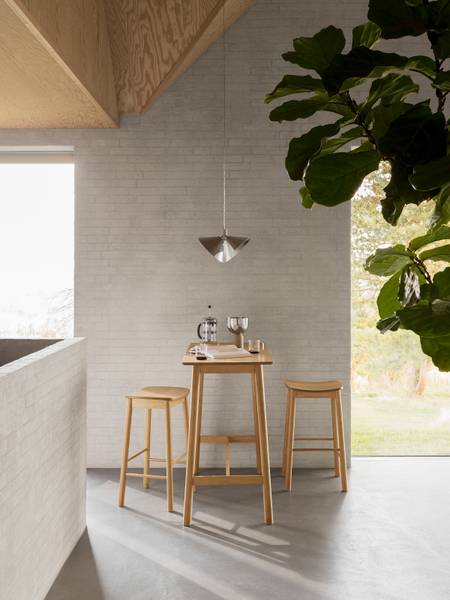 Barhocker Anggai 2er-Set - Holz - Massivholz - 44 x 77 x 40 cm