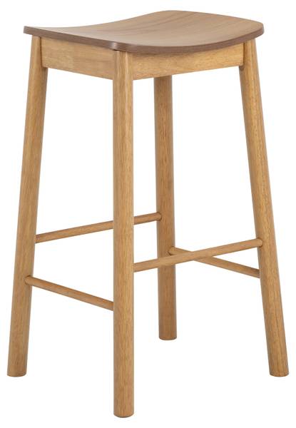 Barhocker Anggai 2er-Set - Holz - Massivholz - 44 x 77 x 40 cm