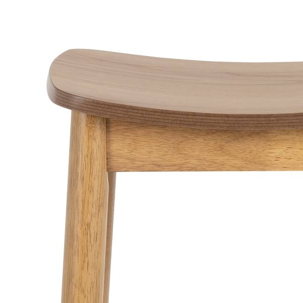 Barhocker Anggai 2er-Set - Holz - Massivholz - 44 x 77 x 40 cm