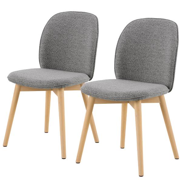 Esszimmerstuhl Geunie 2er-Set - Grau