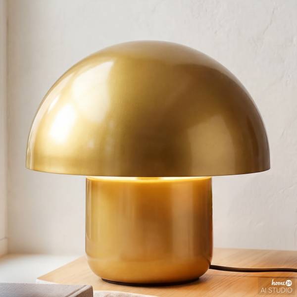 Tischleuchte Rayo - Eisen - 1-flammig - Gold