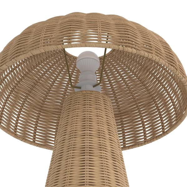 Tischleuchte Molto - Rattan - 1-flammig
