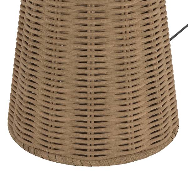 Tischleuchte Molto - Rattan - 1-flammig
