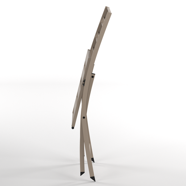 Klappstuhl Kovo 2er-Set - Stahl - Taupe