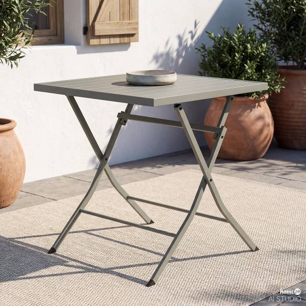Klapptisch Kovo - Stahl - Salbei