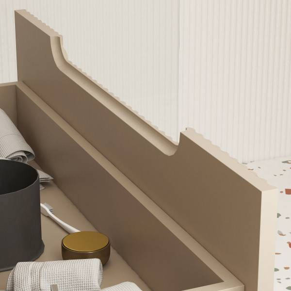Waschtischunterschrank COLORIA 80 cm - Taupe