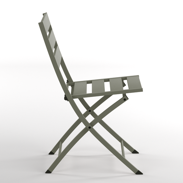 Klappstuhl Kovo 2er-Set - Stahl - Salbei