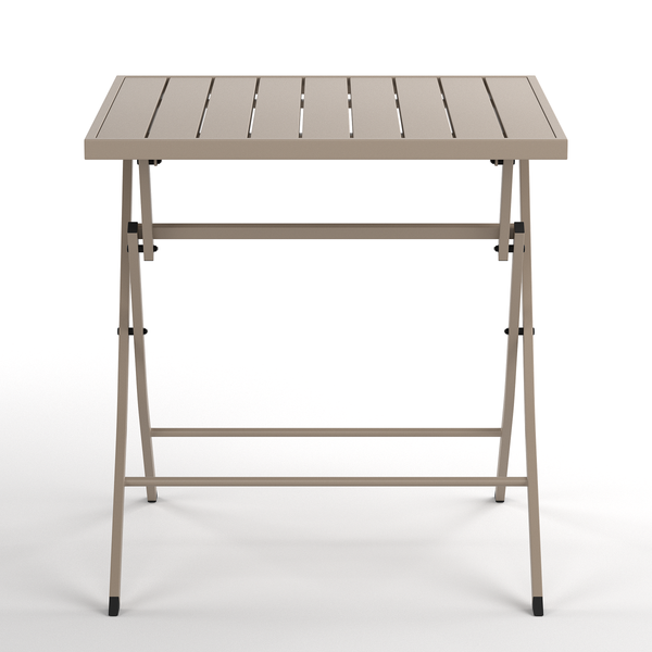 Klapptisch Kovo - Stahl - Taupe