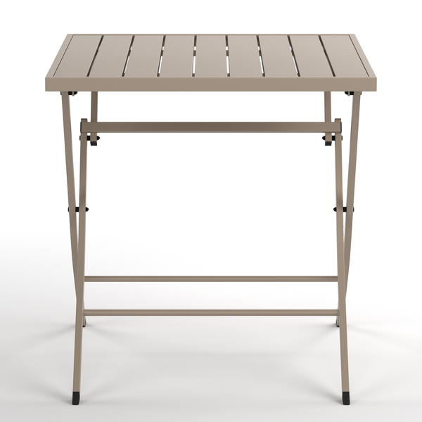 Klapptisch Kovo - Stahl - Taupe