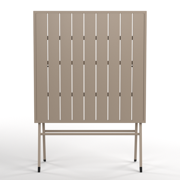 Klapptisch Kovo - Stahl - Taupe