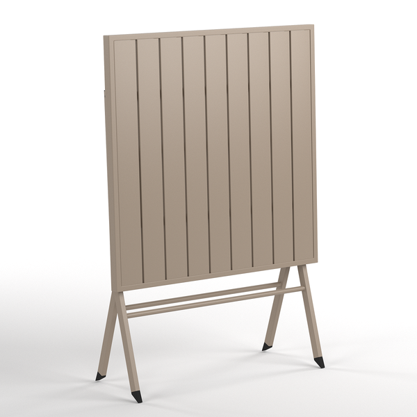 Klapptisch Kovo - Stahl - Taupe