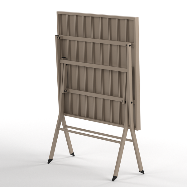 Klapptisch Kovo - Stahl - Taupe