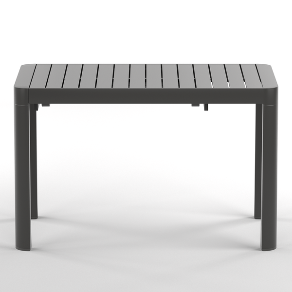 Ausziehbarer Gartentisch Yaro - Aluminium - Anthrazit