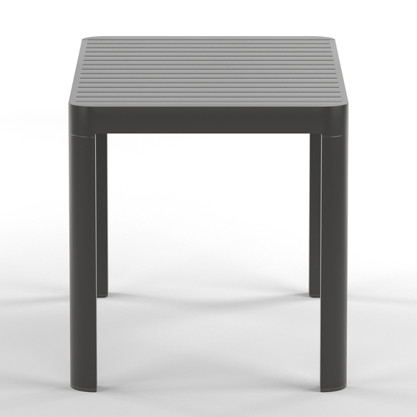 Ausziehbarer Gartentisch Yaro - Aluminium - Anthrazit