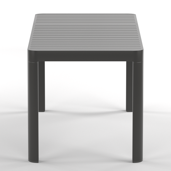 Ausziehbarer Gartentisch Yaro - Aluminium - Anthrazit