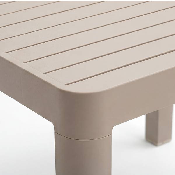 Ausziehbarer Gartentisch Yaro - Aluminium - Beige