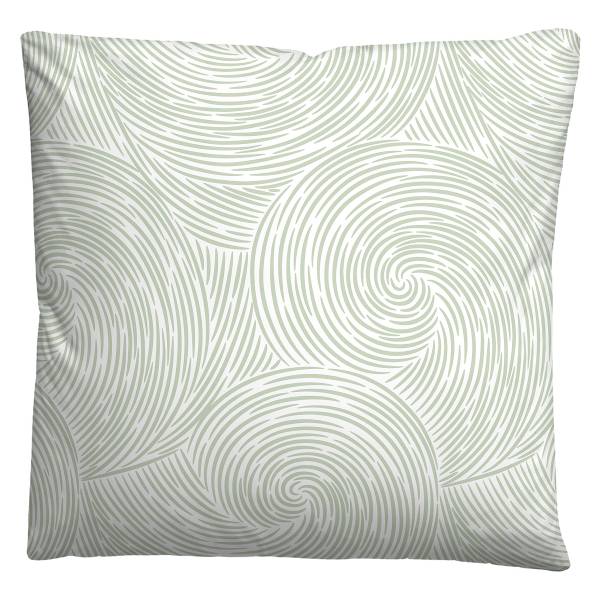 Tencel-Bettwäsche Strudel - Lyocell - Salbei - 135 x 200 cm + Kissen 80 x 80 cm