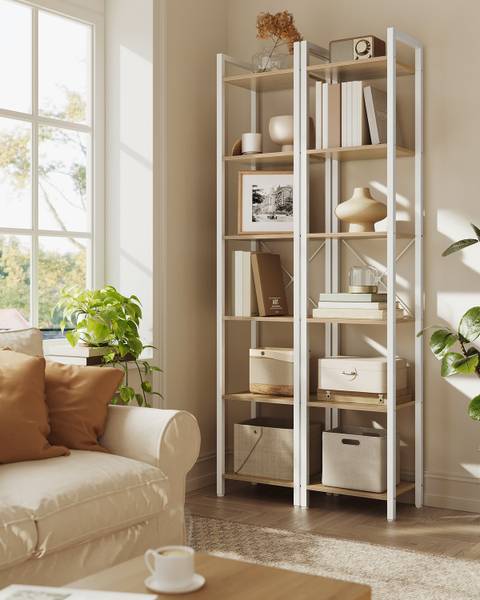 Regal Leesville IX - Beige / Weiß