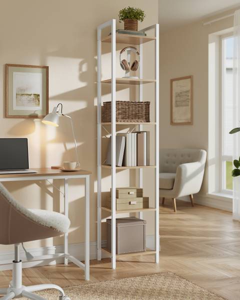 Regal Leesville IX - Beige / Weiß