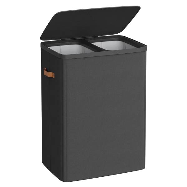 Wäschekorb Beola - Polypropylen - Schwarz