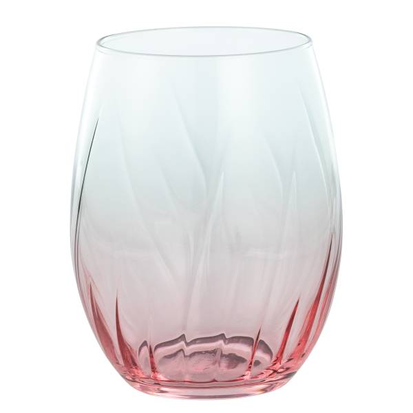Trinkgläser Spring - Farbglas - Türkis / Rosa