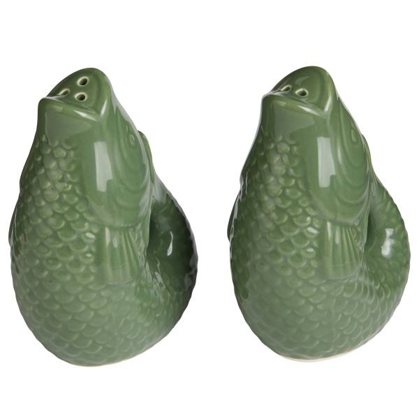Salz-& Pfefferstreuer-Set KOI 2-tlg. - Dolomit - Grün