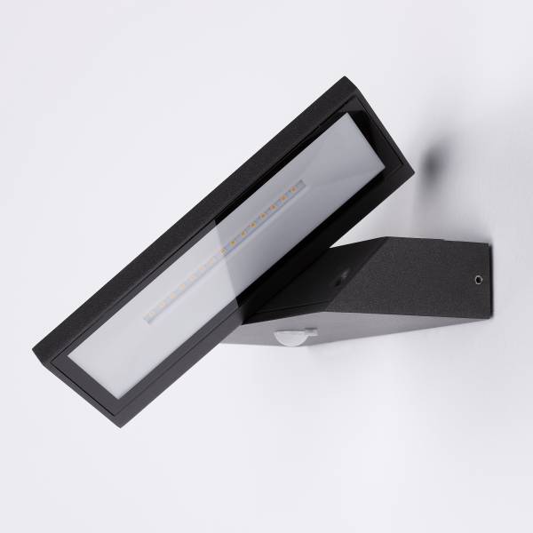 Außenwandleuchten Prim - Aluminium / Klarglas - Anthrazit