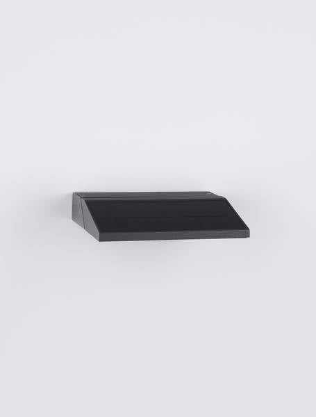 Außenwandleuchten Prim - Aluminium / Klarglas - Anthrazit