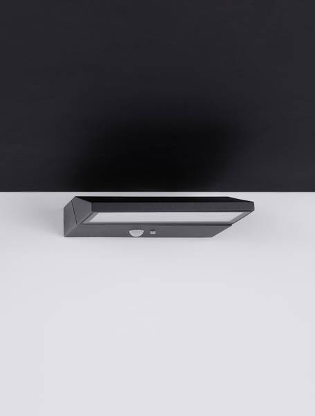 Außenwandleuchten Prim - Aluminium / Klarglas - Anthrazit