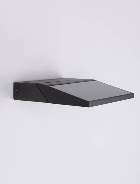 Außenwandleuchten Prim - Aluminium / Klarglas - Anthrazit