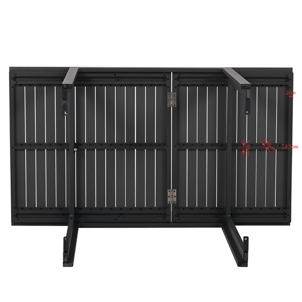 Klapptisch Livo - Aluminium - Grau