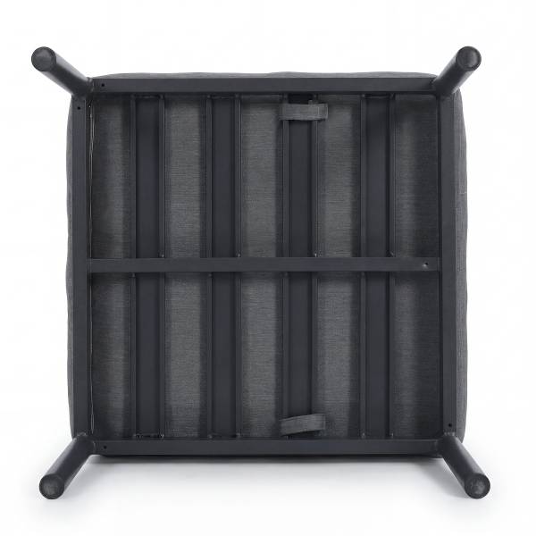 Loungeset Cuva 3-teilig - Aluminium - Grau