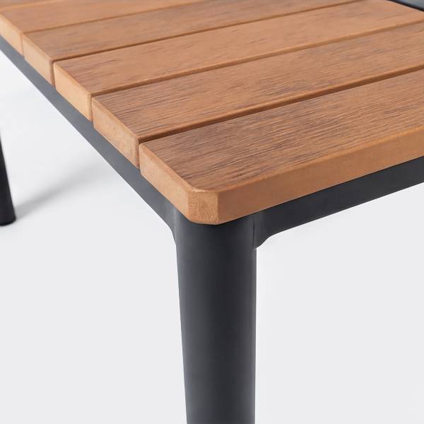 Loungeset Cuva 3-teilig - Aluminium - Grau