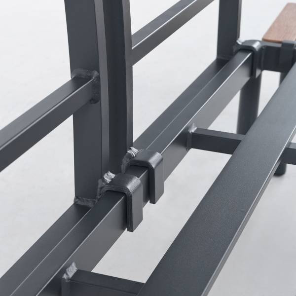 Loungeset Cuva 3-teilig - Aluminium - Grau