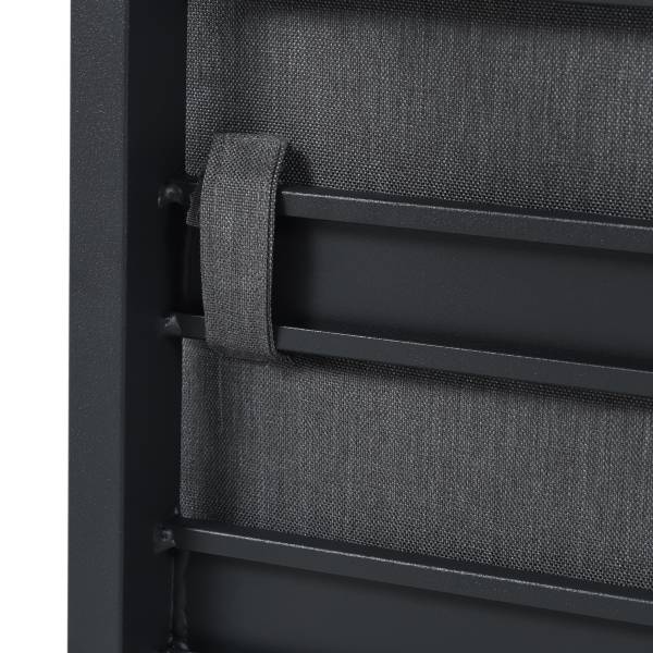 Loungeset Cuva 3-teilig - Aluminium - Grau