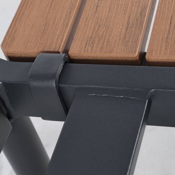 Loungeset Cuva 3-teilig - Aluminium - Grau