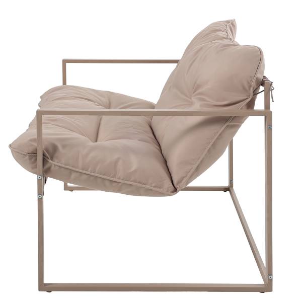 Gartensitzgruppe Savva 4-teilig - Stahl / Webstoff - Beige