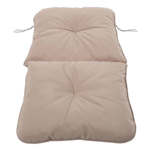 Gartensitzgruppe Savva 4-teilig - Stahl / Webstoff - Beige