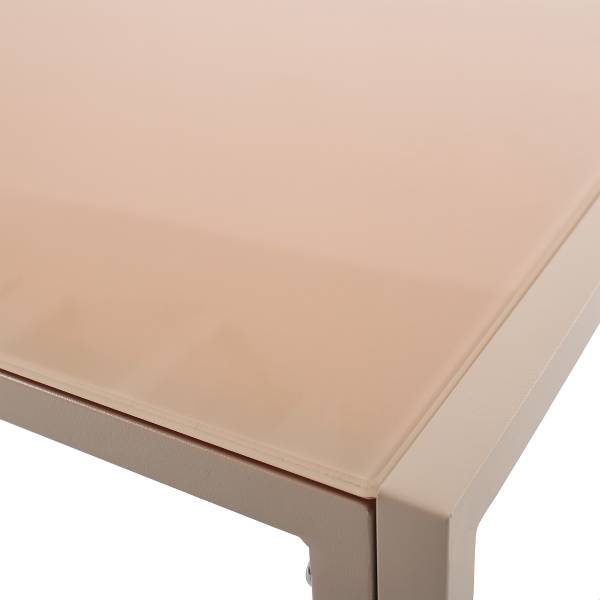 Gartensitzgruppe Savva 4-teilig - Stahl / Webstoff - Beige