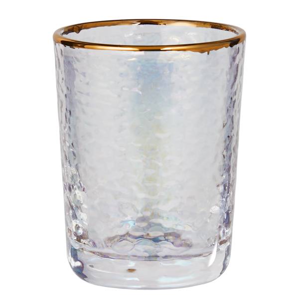 SMERALDA Shotglas m. Goldrand 50 ml - Klarglas - Transparent