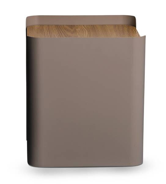 Beistelltisch Sinbuk quadratisch - Eiche Artisan Dekor / Taupe