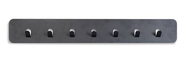 Garderobenleiste Targat - Metall - Anthrazit - Breite: 70 cm