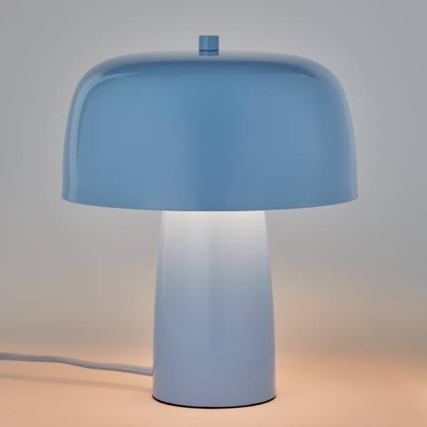 Tischleuchte LOOMY - Stahl - Blau - Hellblau