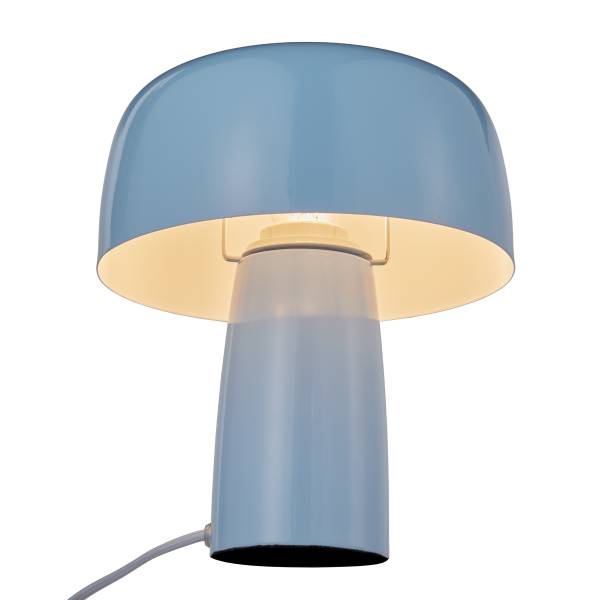 Tischleuchte LOOMY - Stahl - Blau - Hellblau