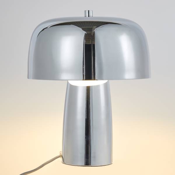 Tischleuchte LOOMY - Stahl - Silber - Silber