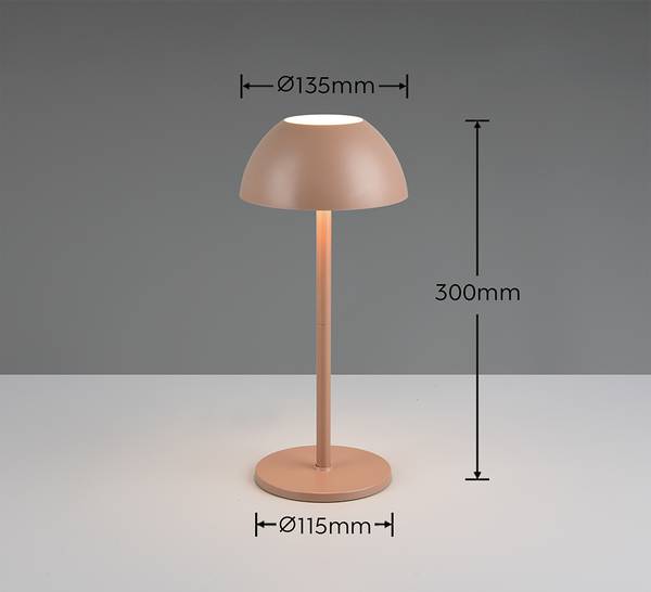 LED-Tischleuchte Ricardo - ABS - 1-flammig