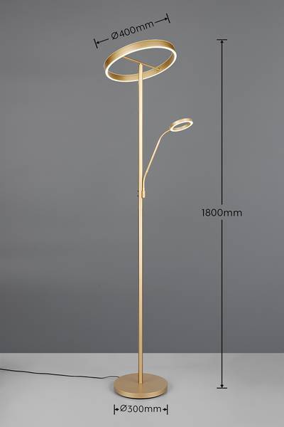LED-Stehleuchte Willis - Eisen - 1-flammig