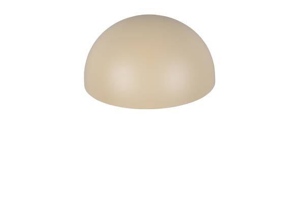 Außenwandleuchte Maas - Aluminium / Polycarbonat - 1-flammig - Beige